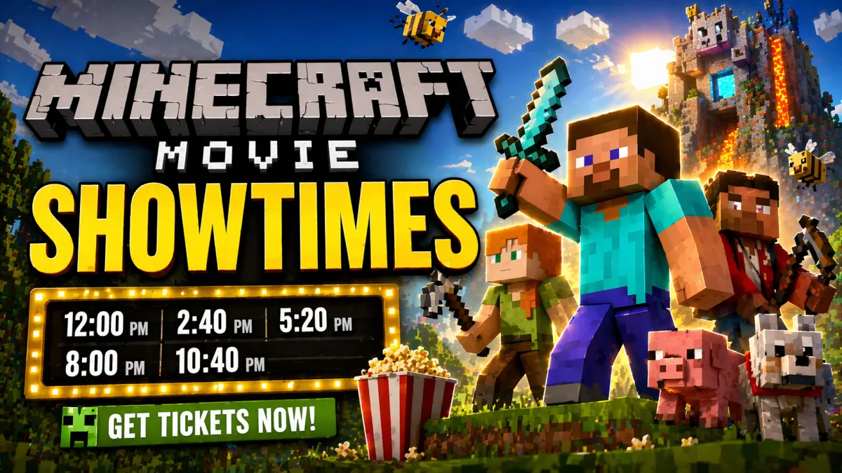 Minecraft Movie Showtimes