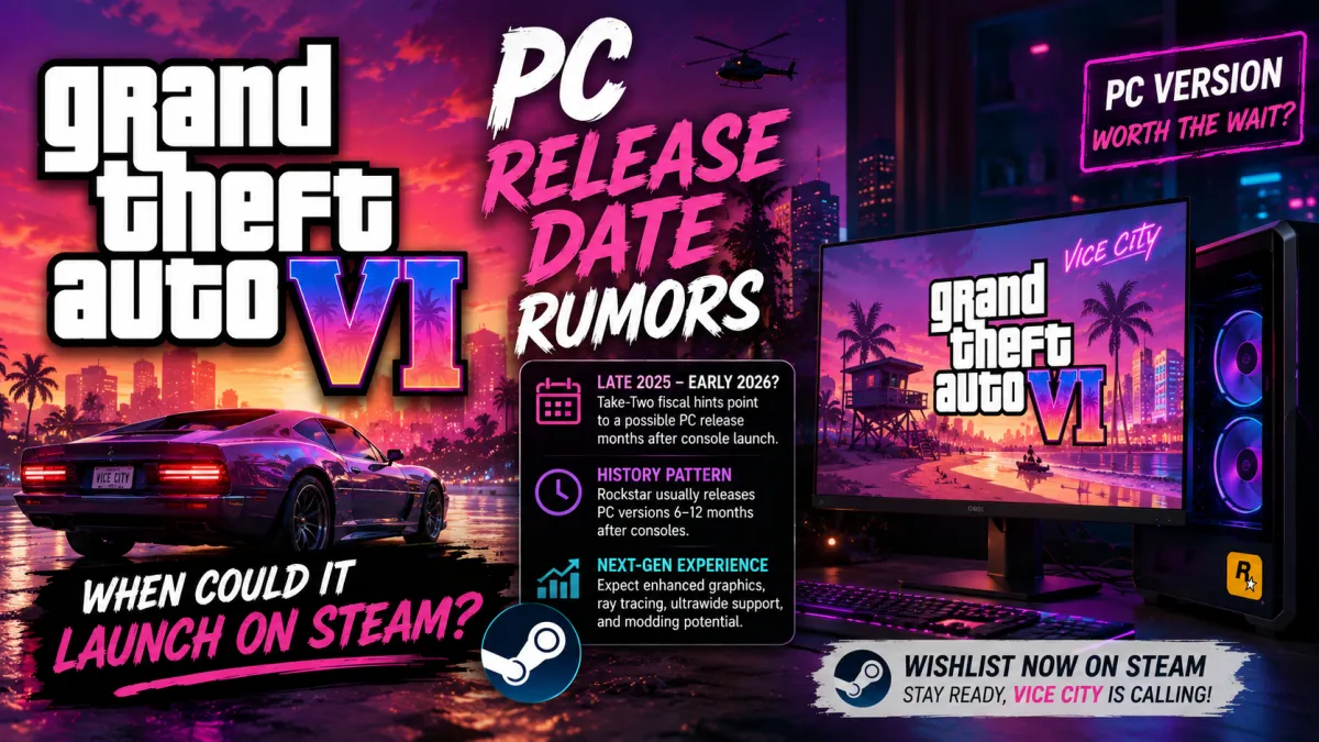 Grand Theft Auto VI release rumors